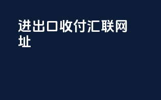 进出口收付汇联 网址