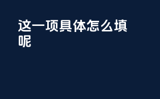 payment 这一项具体怎么填呢