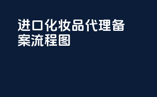 进口化妆品代理备案流程图