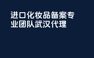 进口化妆品备案专业团队武汉代理