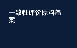 一致性评价 原料 备案
