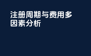 FDA注册周期与费用多因素分析